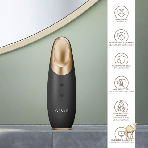 Устройство с функцией нагрева и охлаждения для ухода за зоной вокруг глаз 6в1, серый