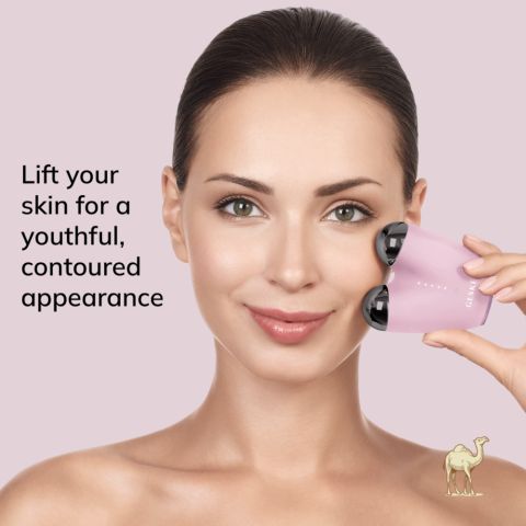Микротоковый лифтинг-девайс 6в1 для упругости и сияния кожи, розовый