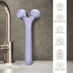 Электронный звуковой ролик для лица, фиолетовый